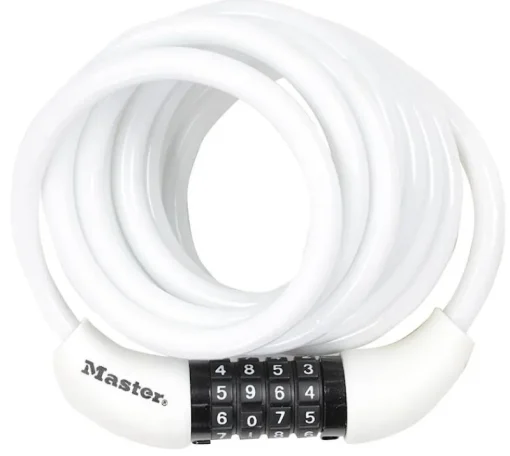 Accessoires Vélo-Masterlock Serrure vélo câble avec combinaison de chiffres 1,80 m