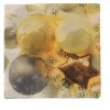 Être À Table-DDD Serviettes Noel Or/Argen 33X33 cm 20 Pcs