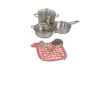 Jeu De Rôle-DDD Toys Set de Cuisine Métallique pour Enfants - Ensemble de Casseroles en Jouet - 36 pièces