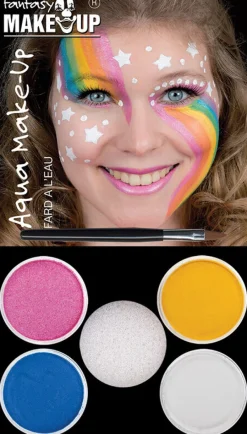 Accessoires-Partyline Set De Maquillage - Arc-En-Ciel