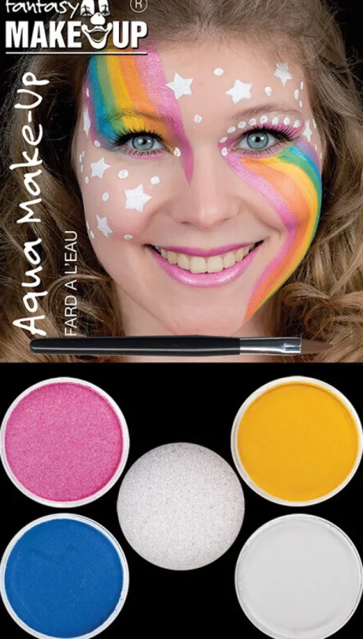 Accessoires-Partyline Set De Maquillage - Arc-En-Ciel