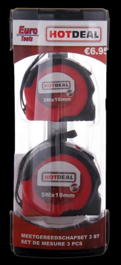 Outils De Mesure-Euro Tools Set de mesure 3 pièces