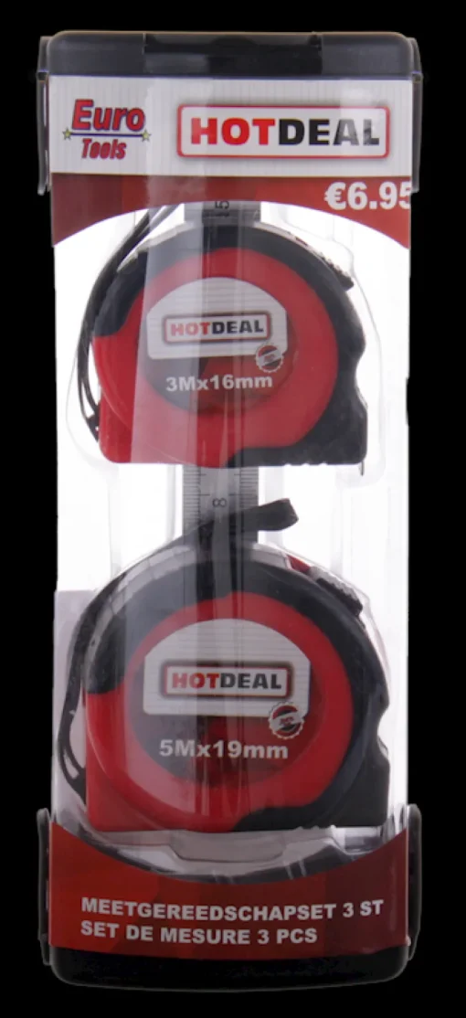 Outils De Mesure-Euro Tools Set de mesure 3 pièces