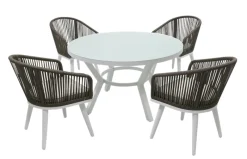 Ensembles De Jardin | Meubles De Jardin-DDD Set repas Grado - Aluminium
