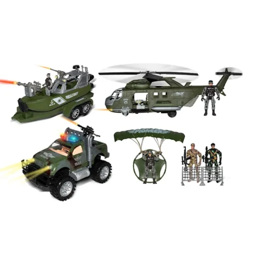 Sets À Jouer Figures Et Animaux-DDD Toys Set véhicules militaires
