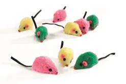 Jouets-Beeztees Souris en peluche colori 5 cm