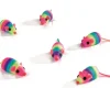 Jouets-Beeztees Souris rainbow 5 cm