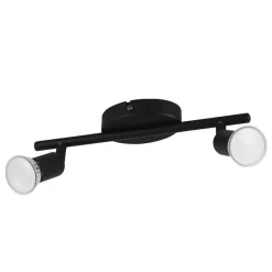 Spots-Eglo Spot Buzz noir 2x GU10
