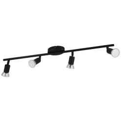 Spots-Eglo Spot Buzz noir 4x GU10