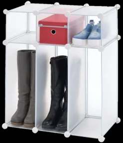 Étagères-DDD Storage reck blanc 6 cubes