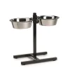 Gamelles-Beeztees Support mangeoires noir 25 cm