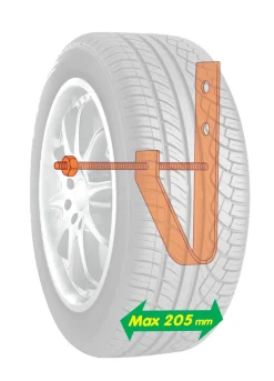 Accessoires-Euro Shop Support Porte-Roues Mural