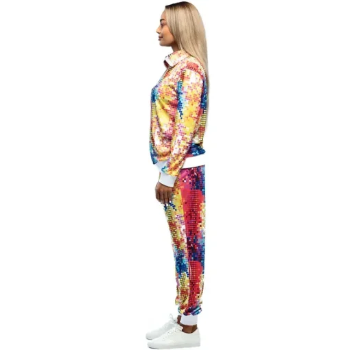 Déguisements Adultes-Euro Shop Survêtement Disco Femme - XL