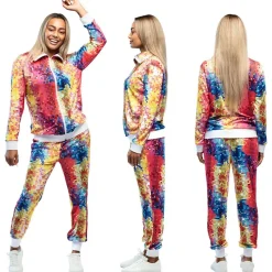 Déguisements Adultes-Euro Shop Survêtement Disco Femme - XL