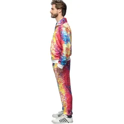 Déguisements Adultes-Euro Shop Survêtement Disco Homme - M