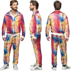 Déguisements Adultes-Euro Shop Survêtement Disco Homme - M