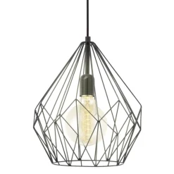 Suspension-Eglo Suspension carlton noire 49257