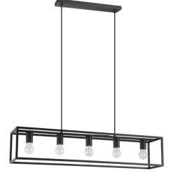 Suspension-Eglo Suspension Blackcrown 5x E27