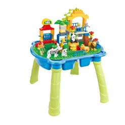 Table De Construction-DDD Toys Table et blocs construction ferme 105 pièces