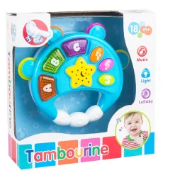 Jouets Musicaux | Jouets Interactifs-DDD Toys Tambourin avec lumière & musique