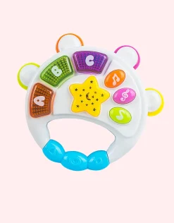 Jouets Musicaux | Jouets Interactifs-DDD Toys Tambourin avec lumière & musique