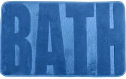 Tapis-Wenko Tapis bain memory foam fjord blue