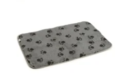 Dormir Confortablement | Dormir Confortablement-Beeztees Tapis cage métal gris 89 x 60 cm