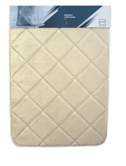 Tapis De Bain-DDD TAPISBAIN CARREAU CREAM43X60CM