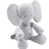 Peluches Et Câlins-Nattou Tembo Peluche Jacquard Gris