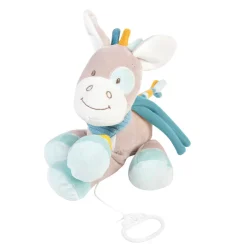 Peluches Et Câlins-Nattou Tim & Tiloo Tire musical Tim le cheval