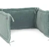 Linge De Lit-Jollein Tour de lit/Parc River Knit Ash green