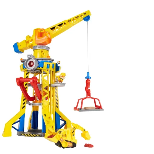 Personnages Télévisés-Paw Patrol Tour grue Rubble & Crew
