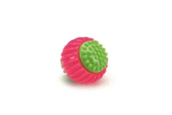 Jouets-Beeztees Tpr balle dental rose 8 cm