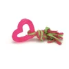 Jouets-Beeztees Tpr jouet chien love rose 8 cm