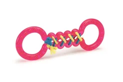 Jouets-Beeztees Tpr tug toy avec corde sousue rose