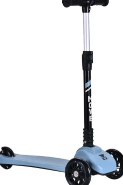 Vélo Et Conduite-Move Tri-Scoot Pastel Blue Lights - Trottinette 3 roues - Roues lumineuses - Pliable - Bleu
