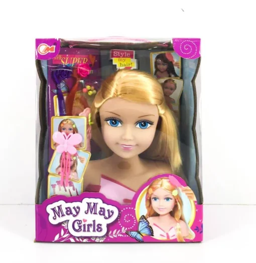 Poupées Et Peluches-DDD Toys Tête coiffure blonde