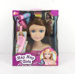 Poupées Et Peluches-DDD Toys Tête coiffure brun