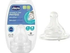 Allaitement Au Biberon-Chicco Tétine Phystiologiques Anti-Coliques silicone 0M+ x2