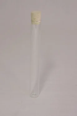 Dragées-Merkloos Tube en verre avec bouchon 20 cm 8 pièces