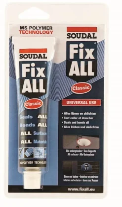 Colle-Soudal Tube fix all blanc 80 ml