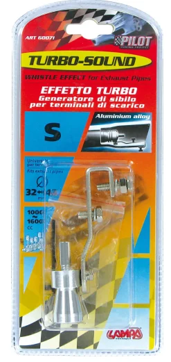 Accessoires Voiture-Euro Shop Turbo Sifflement sain Effet Pour Tuyaux D'échappement S