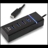 Bureautique-Ewent USB 3.1 Gen1 Hub 4 portes I USB-C