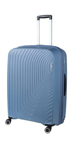 Bagages | Bagages-Summit Valise rigide à roulettes 90L Bleu - 70 cm