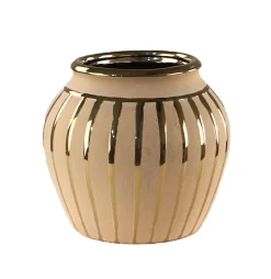 Vases Et Cache Pots-DDD Vase Tyrion Gold 19x19x17,5 cm