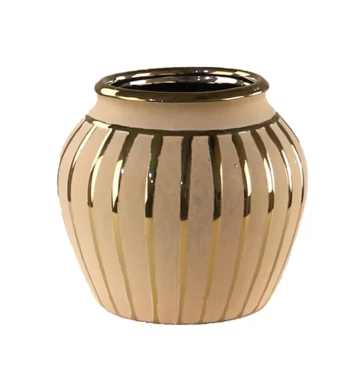 Vases Et Cache Pots-DDD Vase Tyrion Gold 19x19x17,5 cm