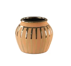 Vases Et Cache Pots-DDD Vase Tyrion Gold 15,5x15,5x13 cm