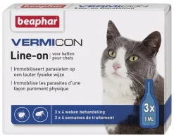 Soins-Beaphar Vermicon Line-On chat 3x1 ml