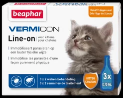 Soins-Beaphar Vermicon Line-On Chaton 3x0,75 ml