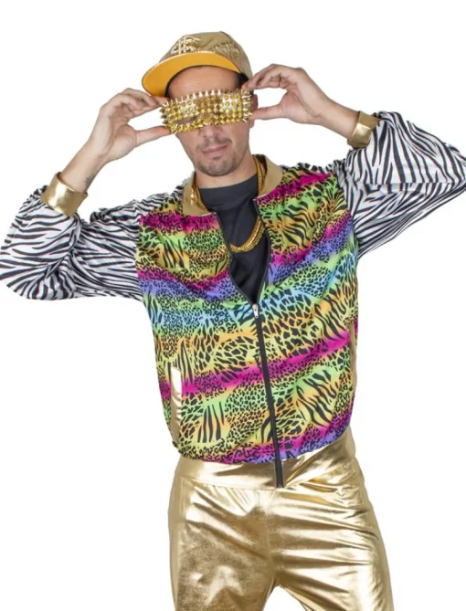Déguisements Adultes-Euro Shop Veste à imprimé animalier Homme - Taille 56/58